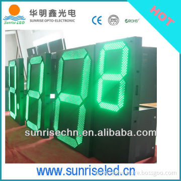 Waterproof large 7 segment display